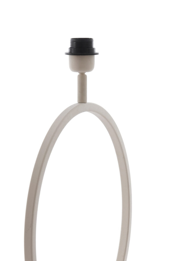 Ronde metalen lampenstandaard beige Light & Living Liva - H 53 cm - Image 5