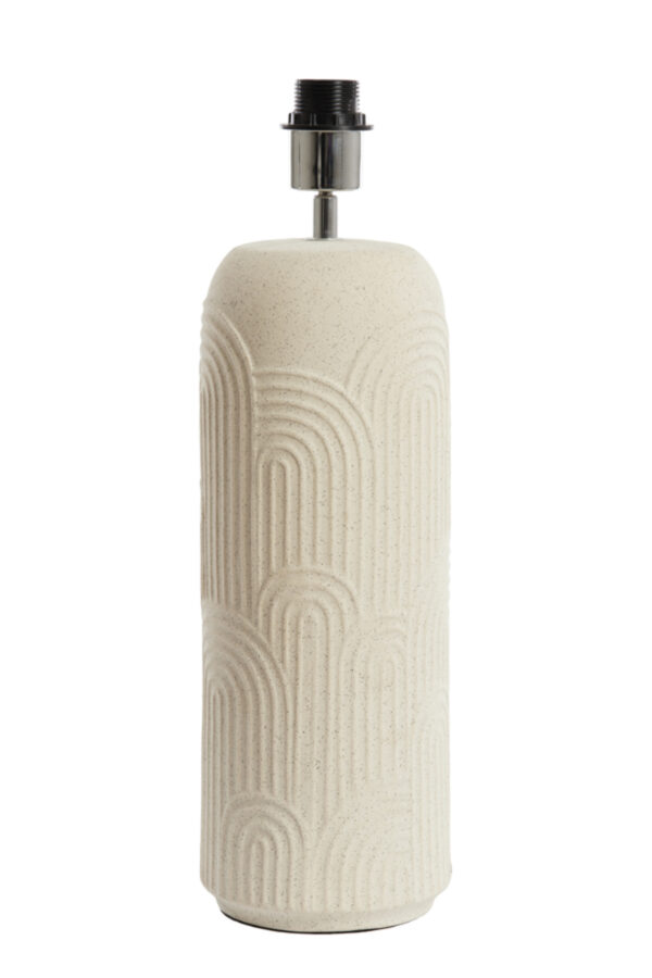 Keramische lampvoet met reliëf Light & Living Diego - H 51 cm - Image 2