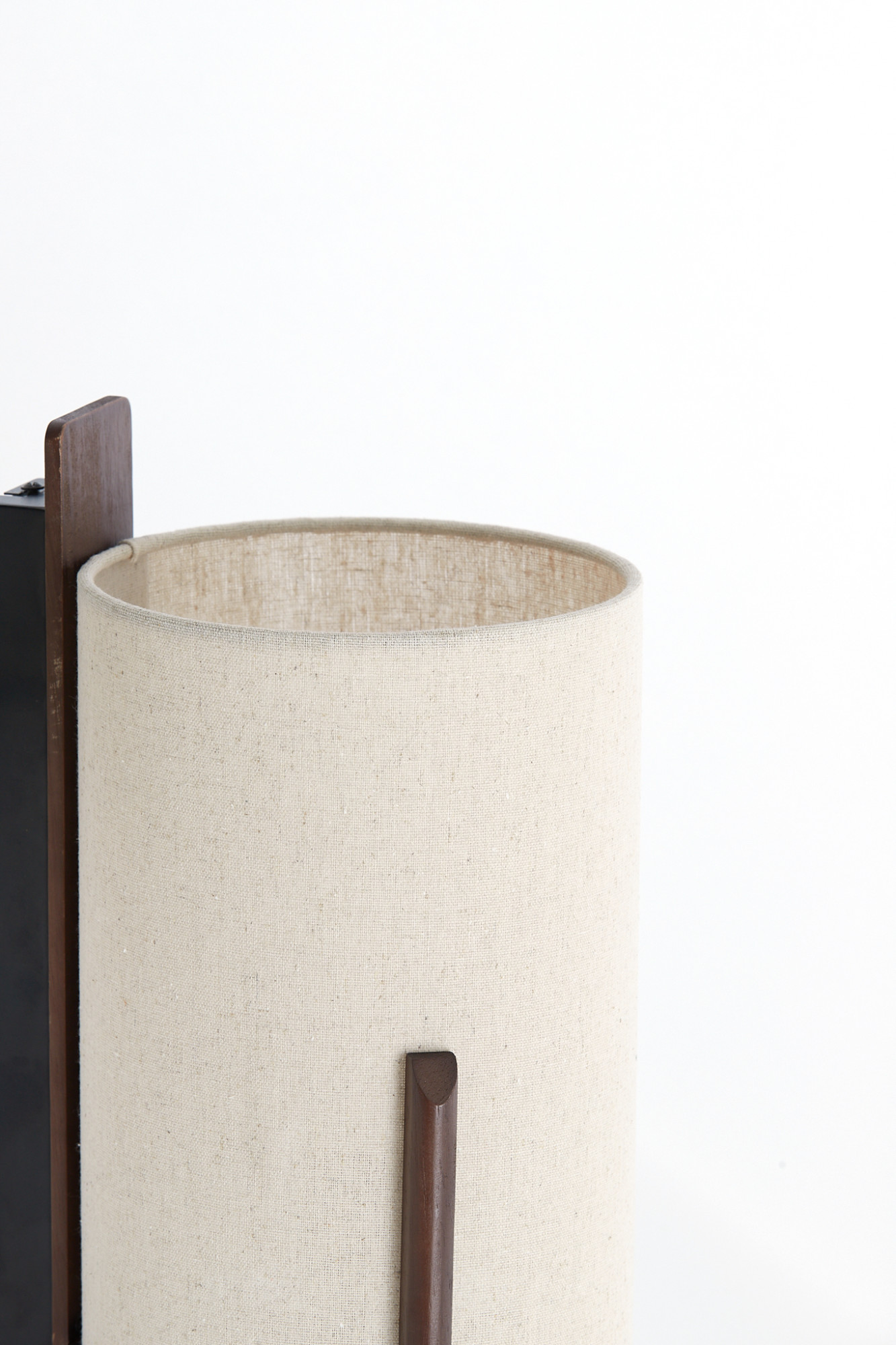 Stoffen lampenkap met hout Light & Living Litto - Image 4