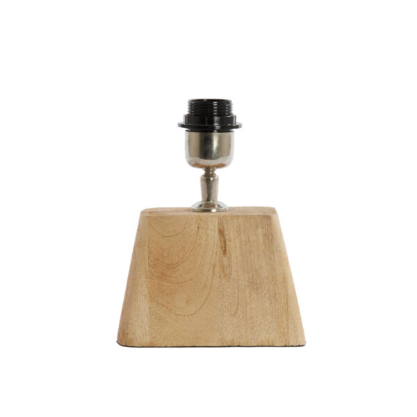 Houten lampenvoet met metalen fitting Light & Living Kardan - H 21 cm