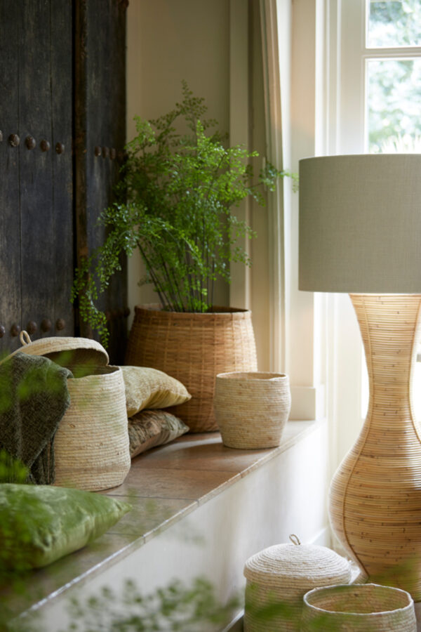 Stoffen lampenkap crème kleur Light & Living Saverna - Ø 70 cm - Image 4