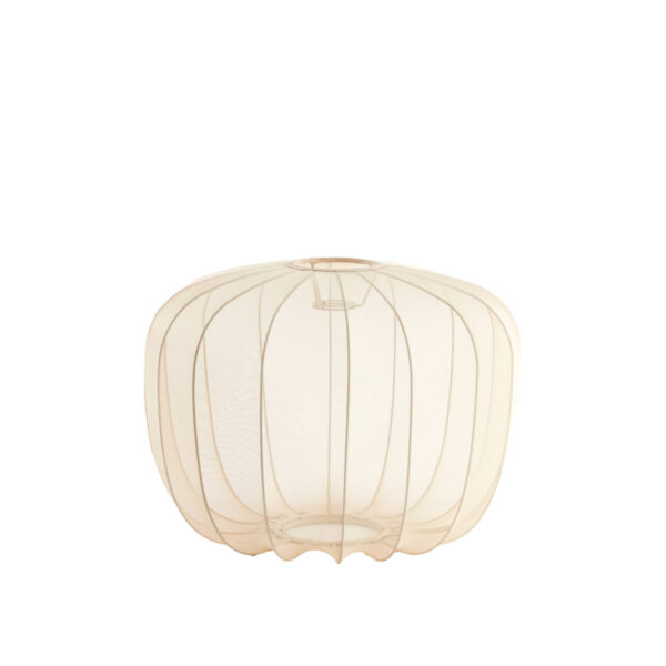 Lampenkap beige ovale vorm Light & Living Plumeria - Ø 40 cm