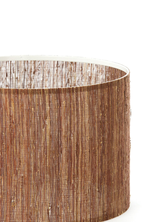 Bruine cilindervormige lampenkap in stijl Light & Living Omis - Ø 30 cm - Image 3