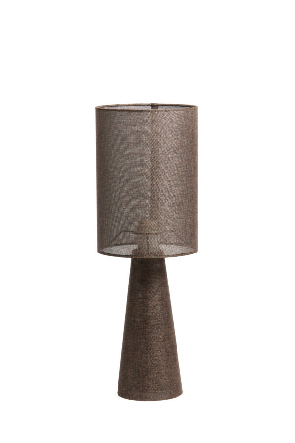 Bruine traditionele tafellamp Light & Living Micky - H 58 cm - Image 2