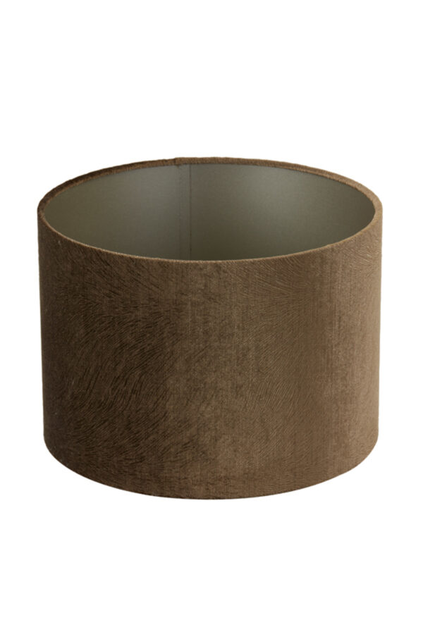 Bruine cilindervormige lampenkap Light & Living Lubis - Ø 20 cm - Image 3