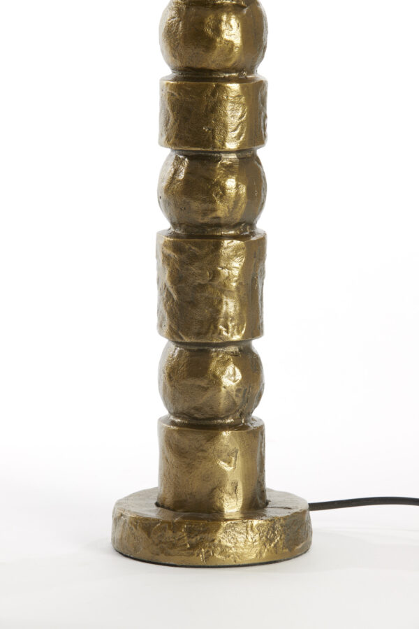Gouden lampenvoet sculpturaal design Light & Living Akti - H 58 cm - Image 5