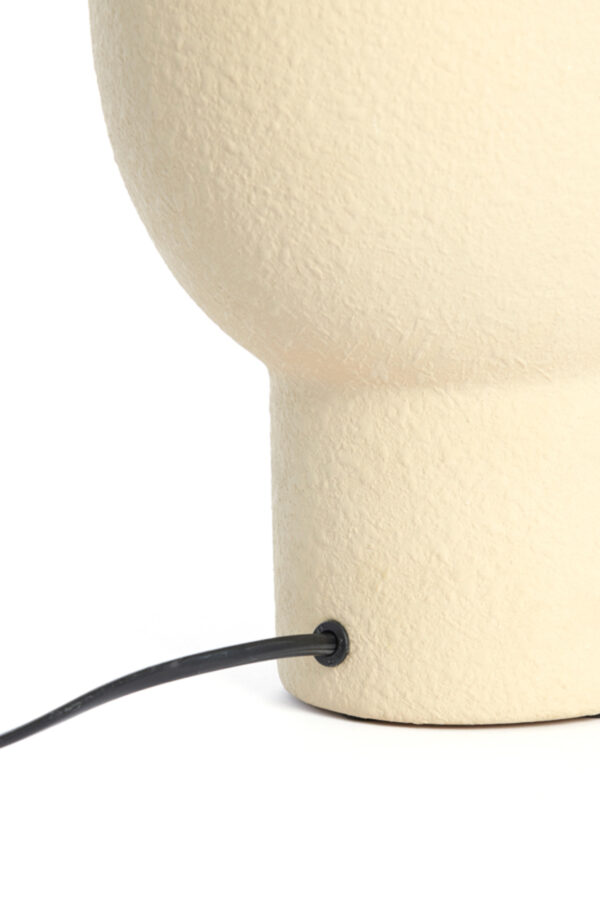 Beige ronde tafellamp Light & Living Monk - H 30 cm - Image 5