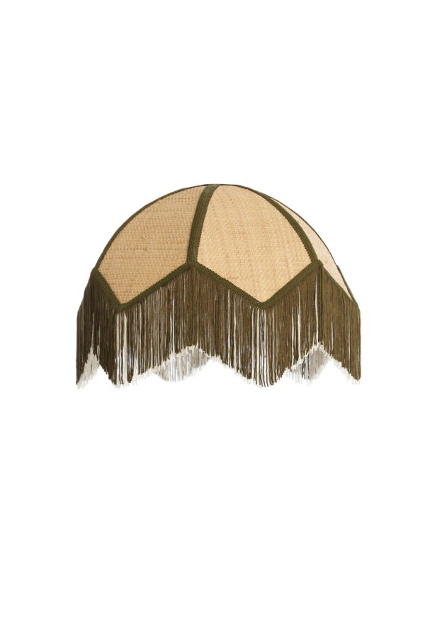 Rotan lampenkap met franjes Light & Living Sulina - Ø 35 cm - Image 2