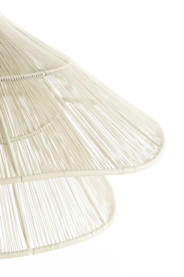 Golvende rieten hanglamp naturel Light & Living Alameda - Ø 36 cm - Image 4