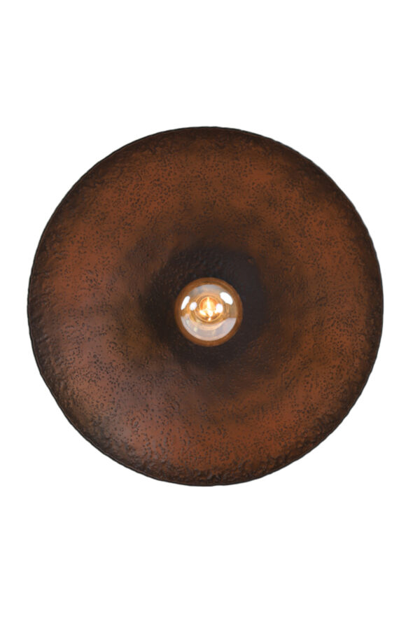 Zwarte lampenkap met stijlvolle textuur Light & Living Neva - H 12 cm - Image 6