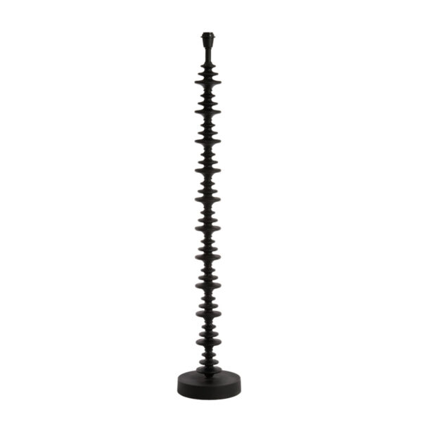 Lange moderne zwarte lampenvoet Light & Living Stevie - H 142 cm