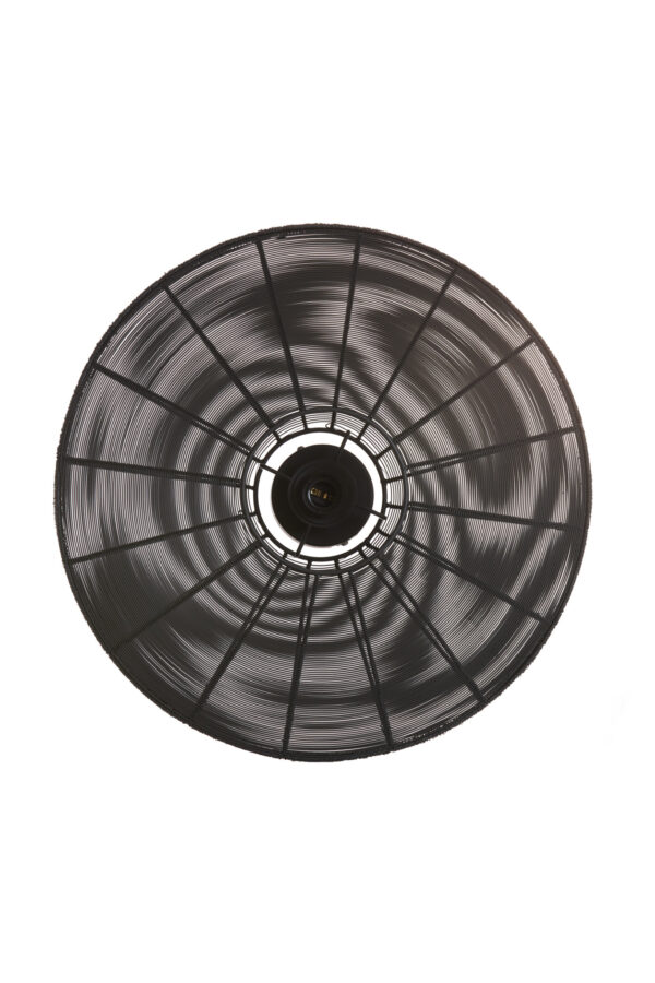 Plafondlamp zwart gevlochten design Light & Living Bahala – B 51 cm - Image 3