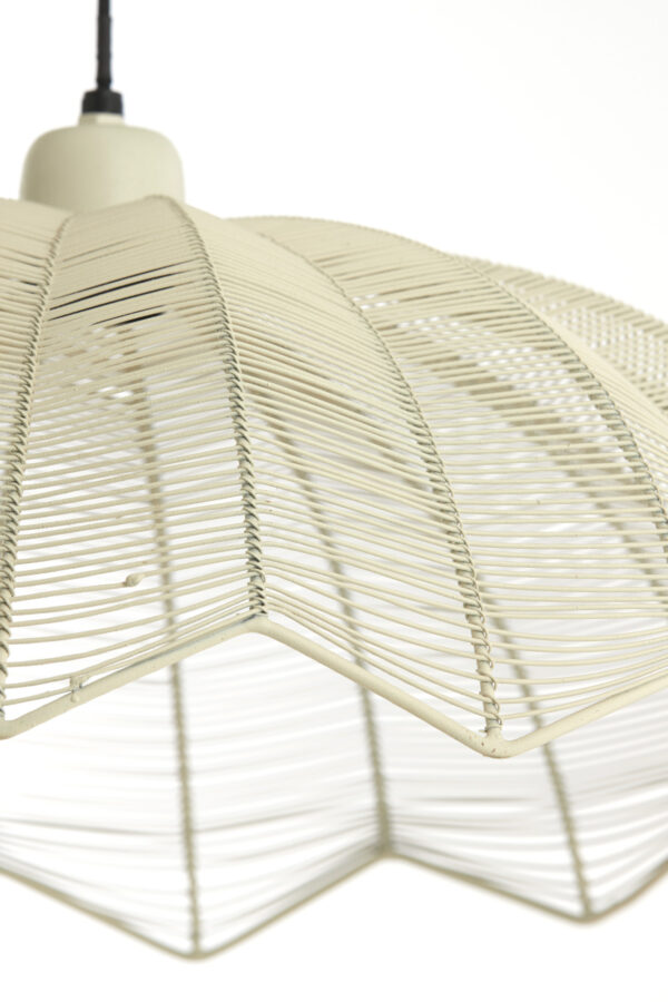 Open geweven beige hanglamp Light & Living Espelo - Ø 52 cm - Image 4