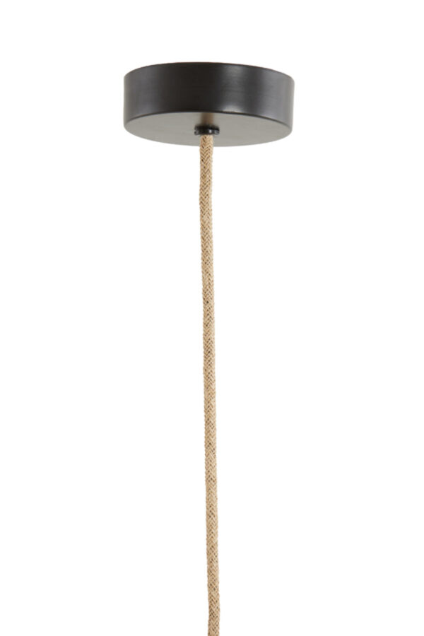 Bruine rotan hanglamp met vlechtwerk Light & Living Makassar - Ø 42 cm - Image 7