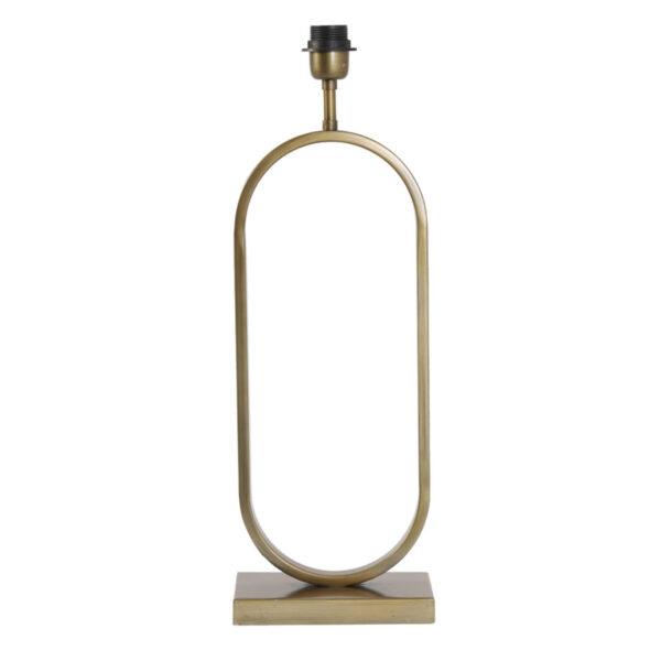 Gouden metalen lampvoet ovaal Light & Living Jamiri - H 55 cm