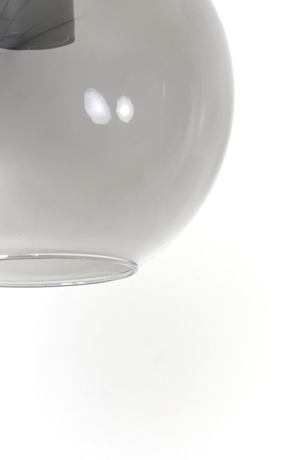 Bolvormige hanglamp van rookglas Light & Living Subar - Ø 25 cm - Image 5