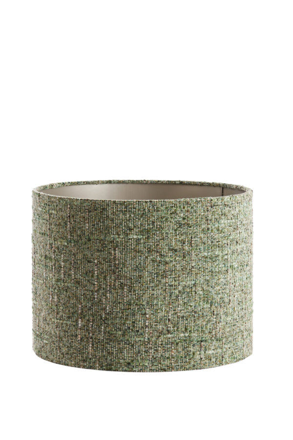 Cilindervormige groene stoffen lampenkap Light & Living Osire - Ø 40 cm - Image 2