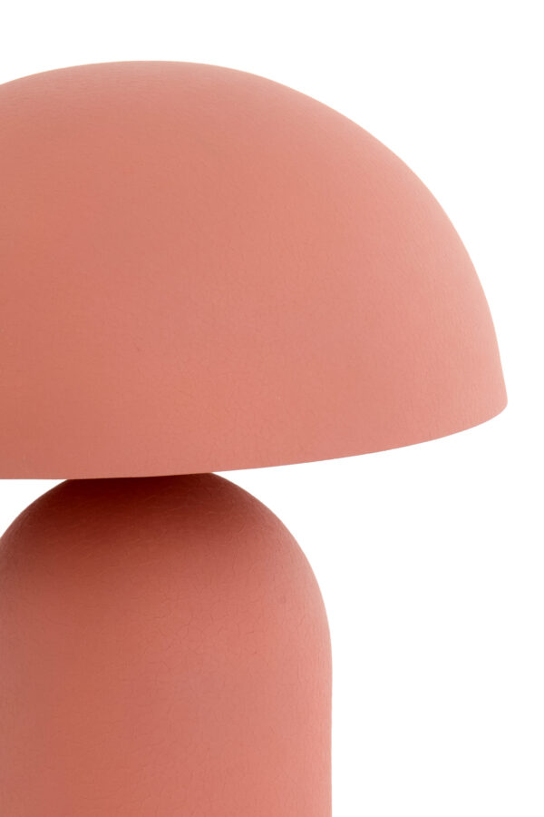 Terracotta paddestoelvormige bureaulamp Light & Living Tolima - H 48 cm - Image 3