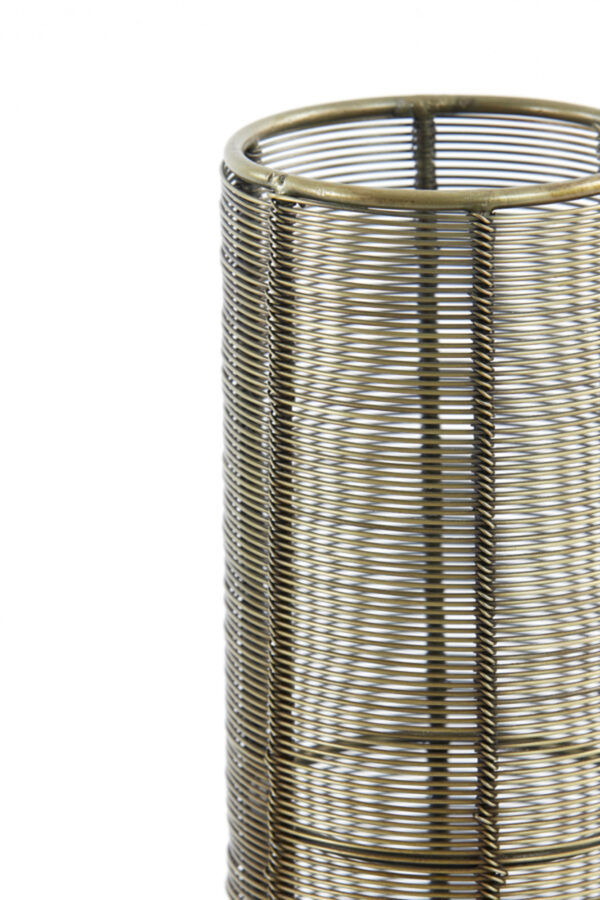 Moderne tafellamp metaal goud draad Light & Living Lezuza - H 39,5 cm - Image 3