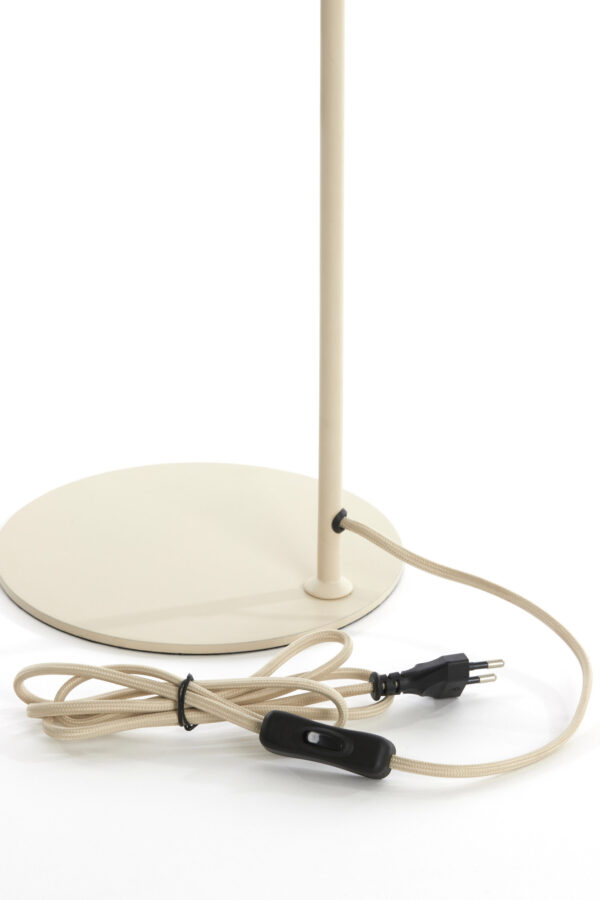 Beige draadframe tafellamp Light & Living Elati - H 60,5 cm - Image 5