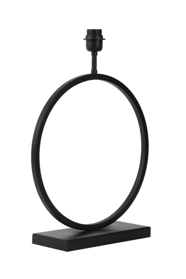 Zwarte lampvoet cirkelvormig Light & Living Liva - H 53 cm - Image 7