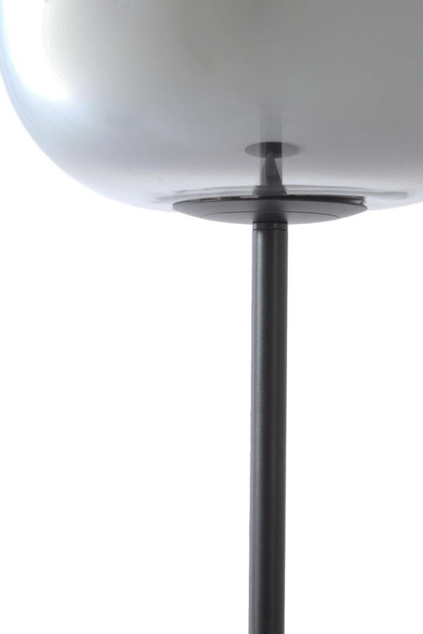 Eenvoudige vloerlamp met rookglazen kap Light & Living Julia - H 160 cm - Image 3