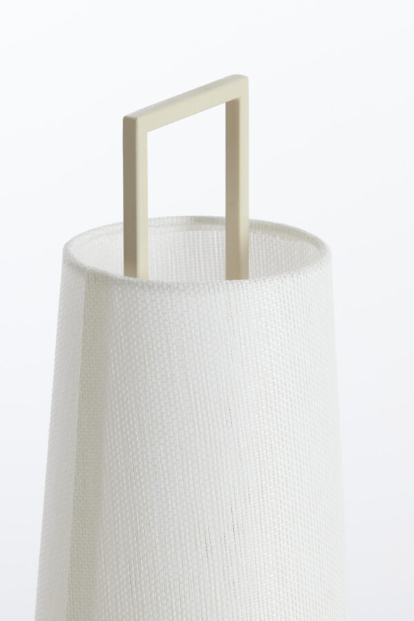 Tafellamp wit conisch Light & Living Fyon - H 37,5 cm - Image 4