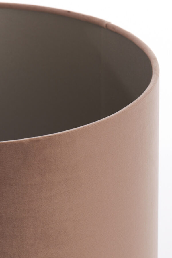 Velours lampenkap bruin cilindervormig Light & Living Velours - Ø 35 cm - Image 7