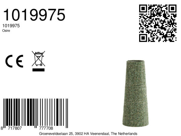 Lampenkap in groene kleur cilindervormig Light & Living Osire - Ø 12,5 cm - Image 7
