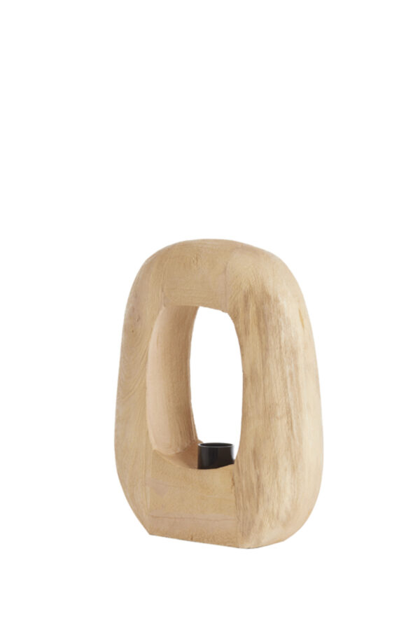 Houten lampvoet ovaalvormig Light & Living Kelafo - H 30 cm - Image 3