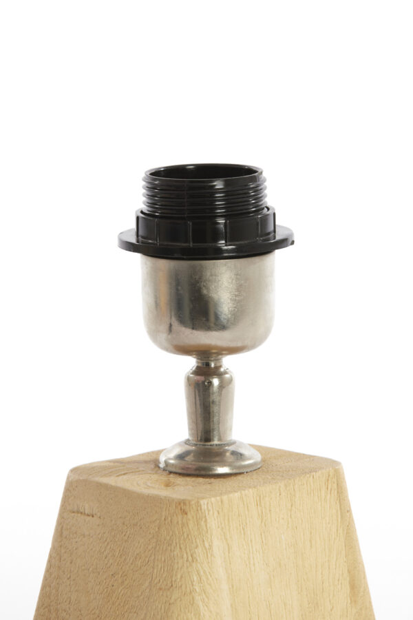 Houten lampenvoet modern Light & Living Kardan - H 19 cm - Image 5