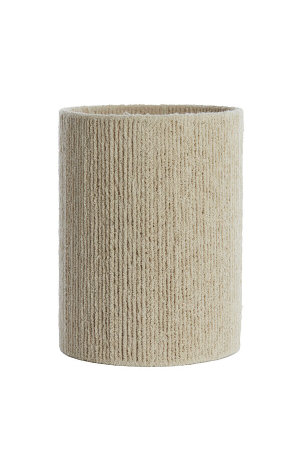Lampenkap beige ribstof cilindrisch Light & Living Medana - Ø 30 cm - Image 2