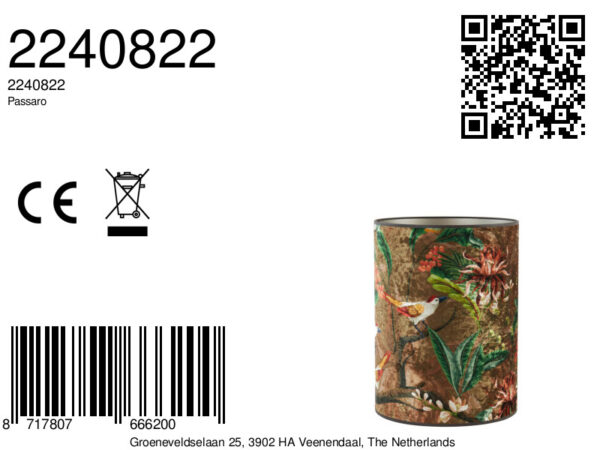 Lampenkap botanisch motief Light & Living Passaro - Ø 40 cm - Image 7