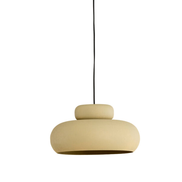 Gele ronde hanglamp met speels design Light & Living Neiva - Ø 39 cm