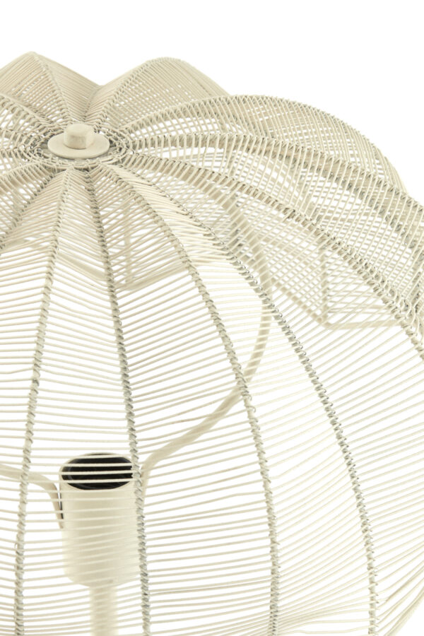 Witte opengewerkte vloerlamp Light & Living Espelo – H 150 cm - Image 3