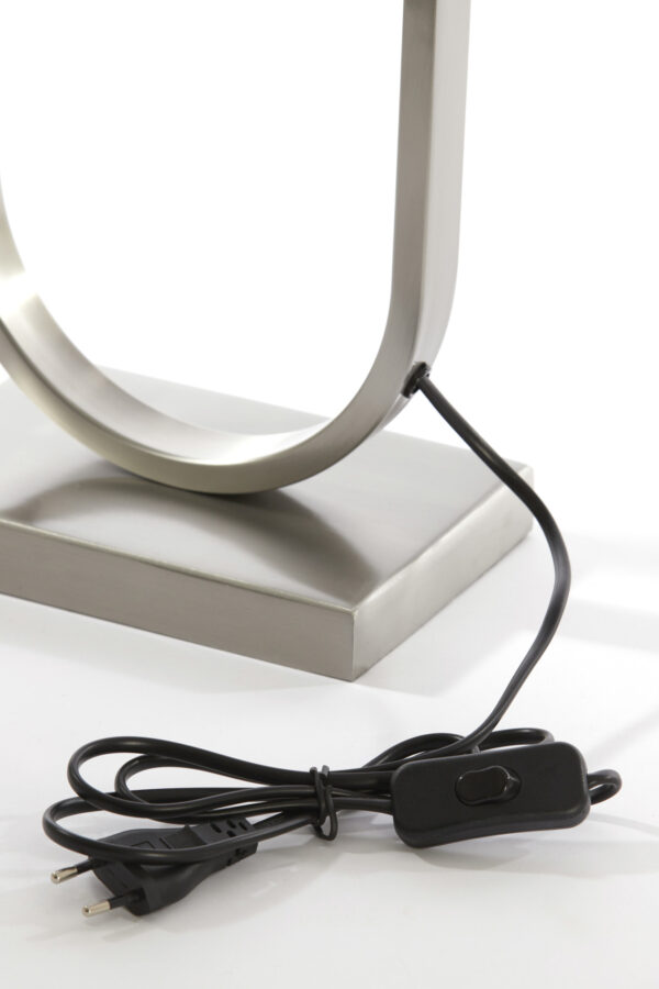 Zilverkleurige lampenvoet ovaal Light & Living Jamiri - H 55 cm - Image 7
