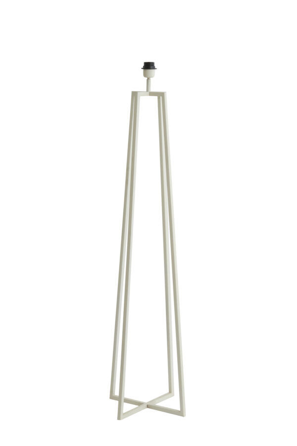Moderne lampvoet metaal wit Light & Living Miley - H 130 cm - Image 2