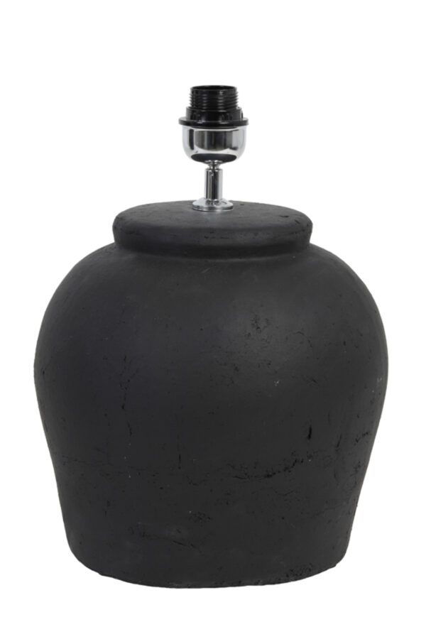 Ronde lampenvoet in zwarte kleur Light & Living Etna - H 40 cm - Image 2