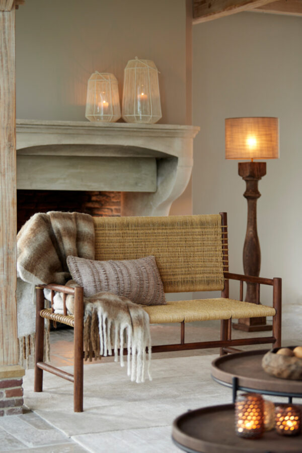 Houten lampenvoet klassiek ontwerp Light & Living Robbia - H 125 cm - Image 4
