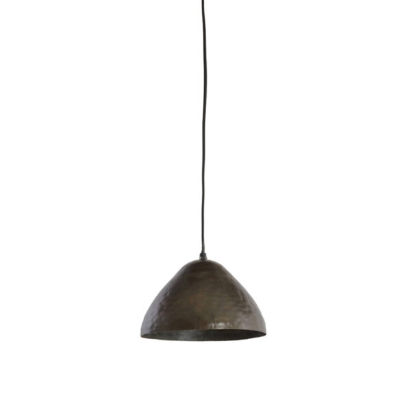 Mat zwarte metalen hanglamp Light & Living Elimo - Ø 25 cm