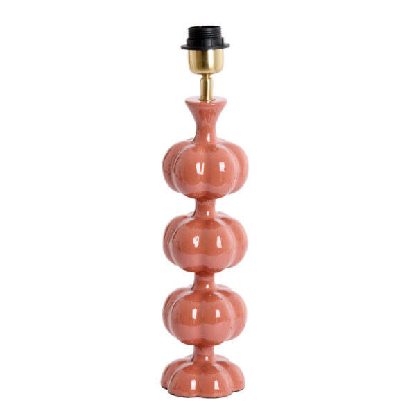 Roze ronde lampenvoet Light & Living Caldas - H 38 cm