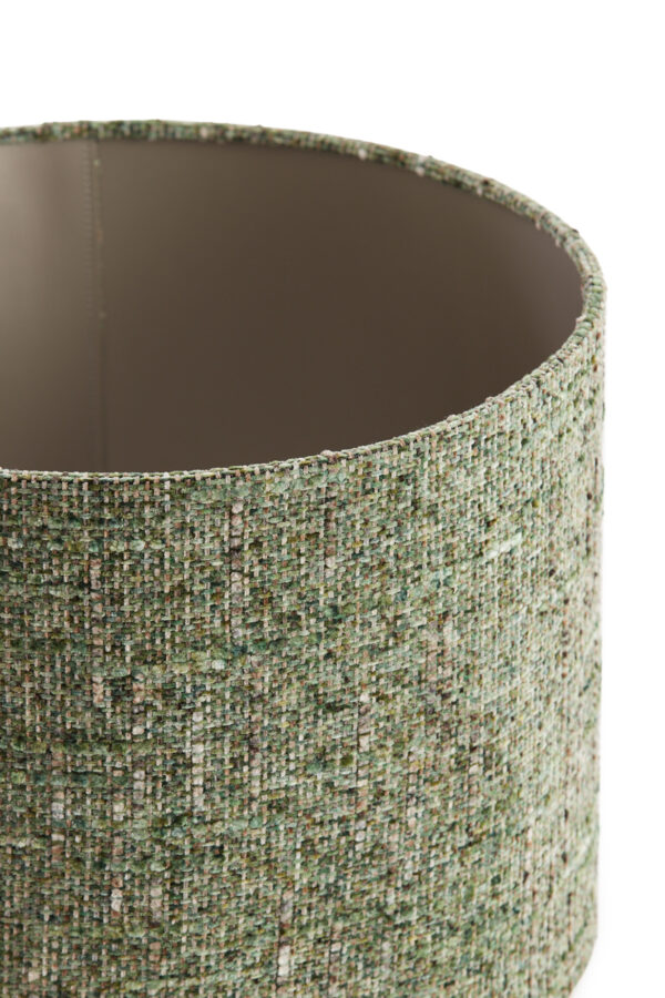 Cilindervormige groene stoffen lampenkap Light & Living Osire - Ø 40 cm - Image 3