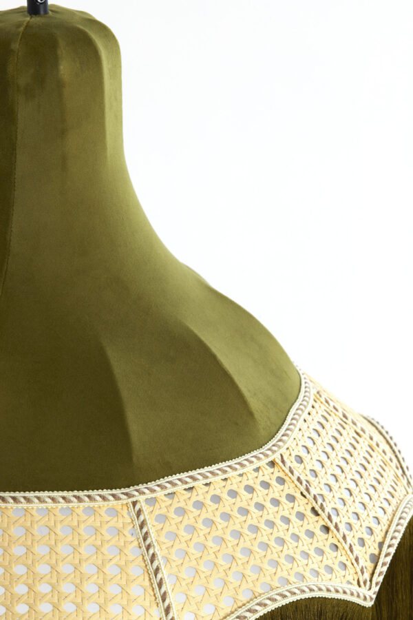 Groene hanglamp met franjes Light & Living Mizia - Ø 50 cm - Image 4
