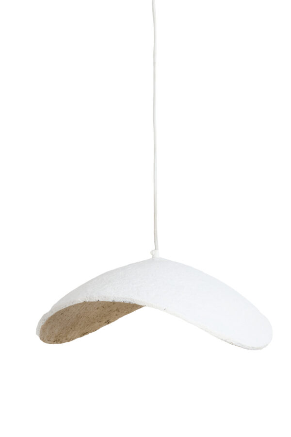 Witte gebogen hanglamp compact Light & Living Lonia - Ø 43 cm - Image 2