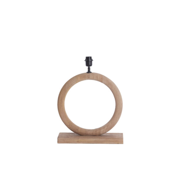 Houten lampvoet ringvormig Light & Living Nubia - H 44 cm