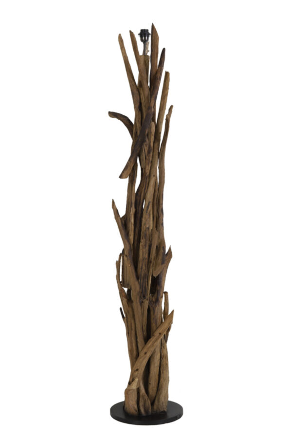 Houten vloerlamp natuurlijk design Light & Living Vidin - H 182 cm - Image 3