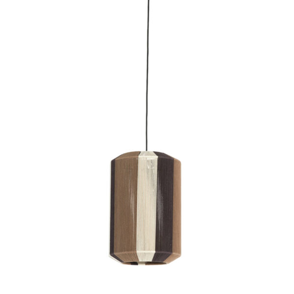 Bruine kartonnen hanglamp Light & Living Kozana - Ø 30 cm
