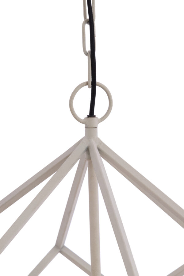 Witte geometrische hanglamp modern Light & Living Drizella - B 61 cm - Image 6