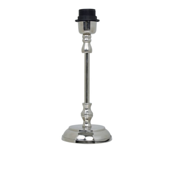 Smalle antieke zilverkleurige lampenvoet Light & Living Mithun - H 25 cm