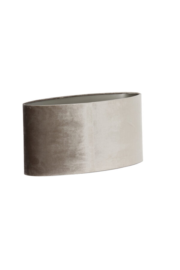 Fluwelen lampenkap taupekleurig Light & Living Palata - H 27 cm - Image 3